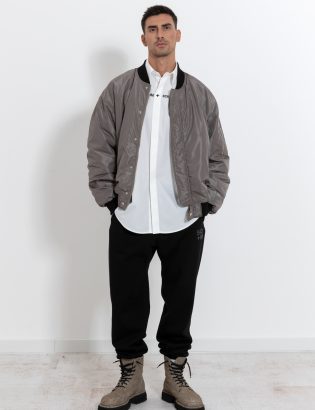 MONSTA gray bomber jacket