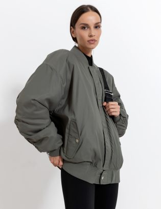 MONSTA green bomber jacket