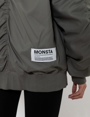 MONSTA green bomber jacket