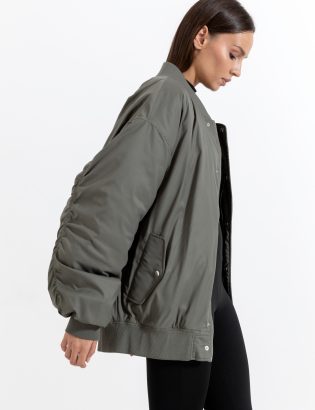 MONSTA green bomber jacket