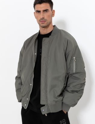 MONSTA green bomber jacket