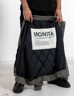 MONSTA green bomber jacket