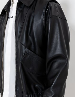 MONSTA black leather jacket