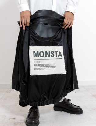 MONSTA black leather jacket