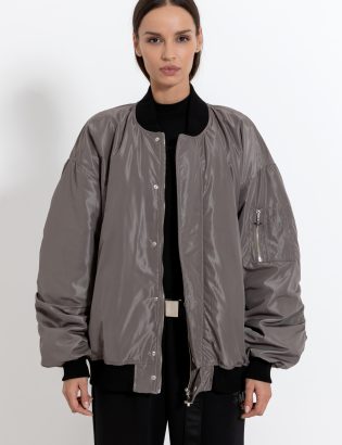 MONSTA gray bomber jacket