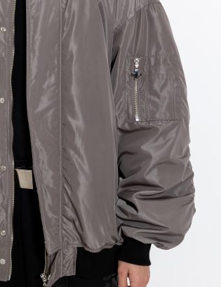 MONSTA gray bomber jacket