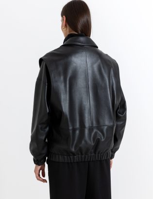 MONSTA black leather jacket