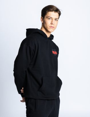 TEDDY HOODIE BLACK