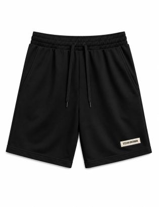 LABEL BLACK SHORTS