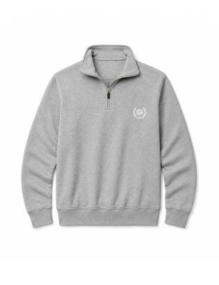 MEMBERS CLUB QUARTER ZIP GRAY