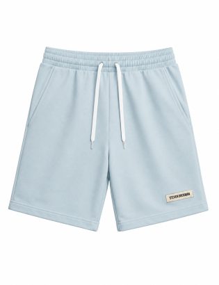 LABEL BABY BLUE SHORTS