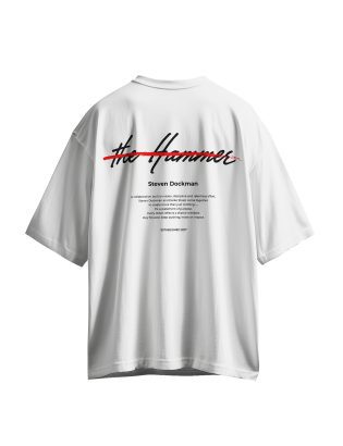 THE HAMMER WHITE TEE